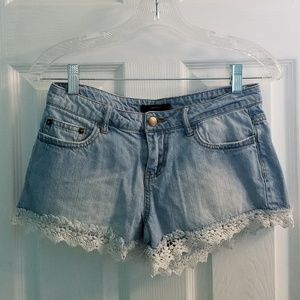 Forever 21 Crochet Shorts
